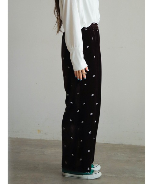 FIL DE FER パンツ FIL DE FER パンツ TRスパン 8分丈パンツ レディース : ZOZOTOWN