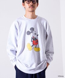 GOOD ROCK SPEED | 【GOOD ROCK SPEED】別注 ミッキー / MICKEY / 染み込みプリント スウェット(スウェット)