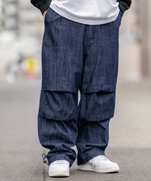 SIDEWAY STANCE | 【SIDEWAY STANCE】ワイド スラブ デニムパンツ(デニムパンツ)
