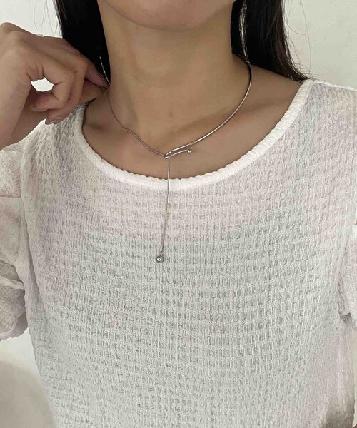 BLOSKY ジュエリー　チョーカー単品 Lapuis】オイスターレザーチョーカー | valance 福井