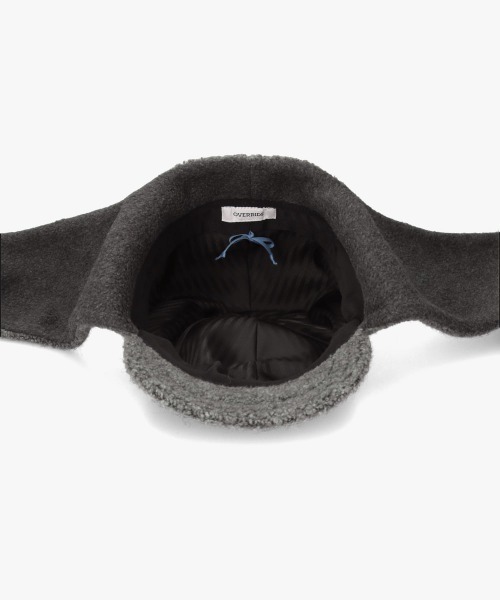 OVERRIDE(オーバーライド)の「OVERRIDE BOA WINTER SCARF CAP SGP / オーバーライド(キャップ・レディース・ブラウン/ネイビー/ダークグレー・58cm)」の14枚目の写真