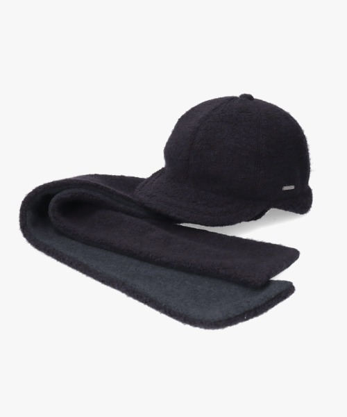 OVERRIDE(オーバーライド)の「OVERRIDE BOA WINTER SCARF CAP SGP / オーバーライド(キャップ・レディース・ブラウン/ネイビー/ダークグレー・58cm)」の19枚目の写真