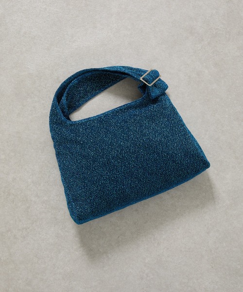 COLONY 2139（コロニートゥーワンスリーナイン）の「グリッターラメハンドルバッグ（ハンドバッグ・レディース・ブラック/ブルー/シルバー・FREE）」の6枚目の写真