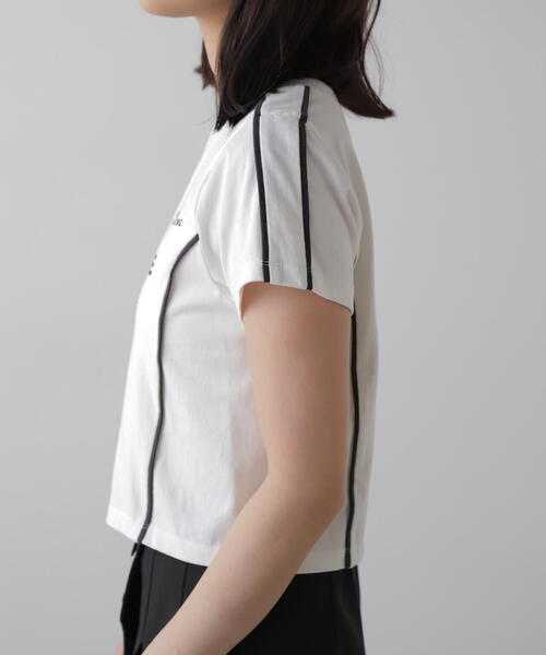 FREE'S MART（フリーズマート）の「◆コンパクトゲームラインTシャツ（Tシャツ/カットソー・レディース・ブラック/ホワイト/オレンジ・FREE）」の14枚目の写真