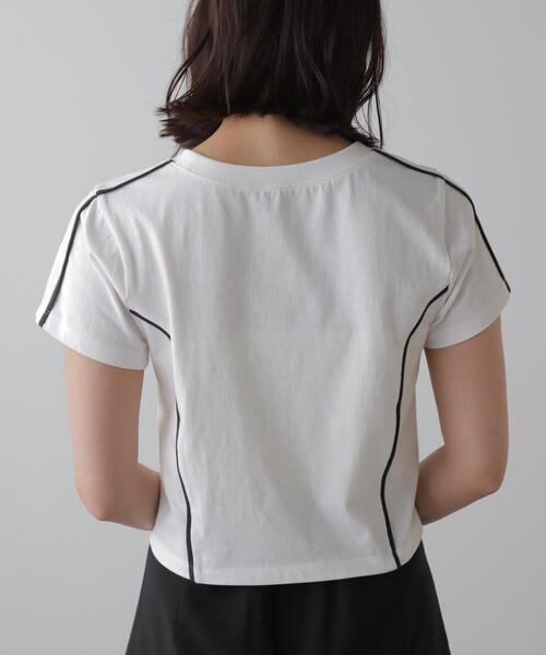 FREE'S MART（フリーズマート）の「◆コンパクトゲームラインTシャツ（Tシャツ/カットソー・レディース・ブラック/ホワイト/オレンジ・FREE）」の15枚目の写真