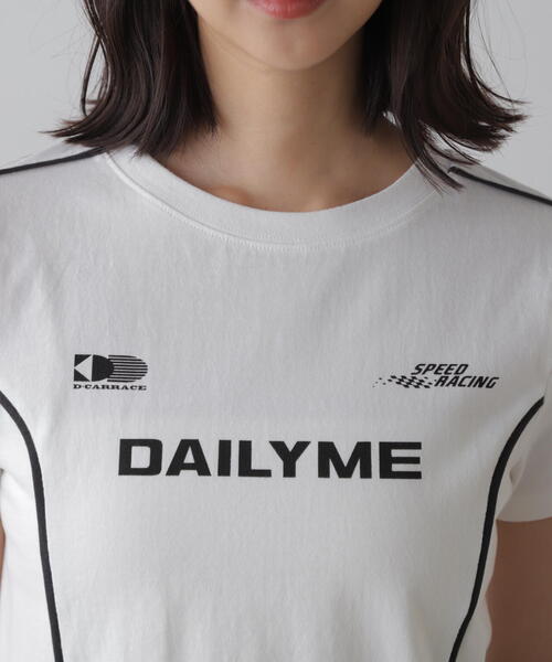 FREE'S MART（フリーズマート）の「◆コンパクトゲームラインTシャツ（Tシャツ/カットソー・レディース・ブラック/ホワイト/オレンジ・FREE）」の16枚目の写真