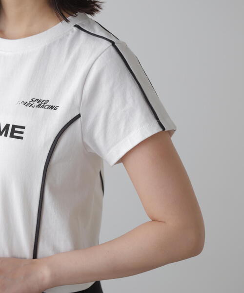 FREE'S MART（フリーズマート）の「◆コンパクトゲームラインTシャツ（Tシャツ/カットソー・レディース・ブラック/ホワイト/オレンジ・FREE）」の18枚目の写真