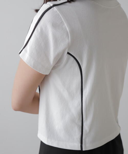 FREE'S MART（フリーズマート）の「◆コンパクトゲームラインTシャツ（Tシャツ/カットソー・レディース・ブラック/ホワイト/オレンジ・FREE）」の19枚目の写真