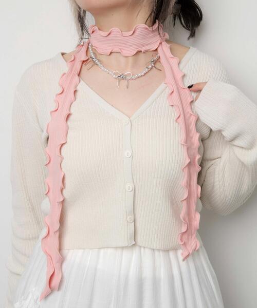 WEGO(ウィゴー)の「●WEGO/メローチョーカー(チョーカー・レディース・ブラウン/オフホワイト/その他2/その他1/ダークグレー/ブラック/ピンク・FREE)」の5枚目の写真