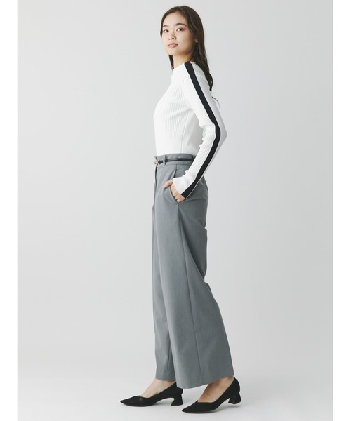 tonal バイカラーリブニット TONAL（トーナル）の「バイカラースリーブリブニット（ニット/セーター
