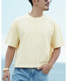 プリーツショートレングスビッグTシャツ