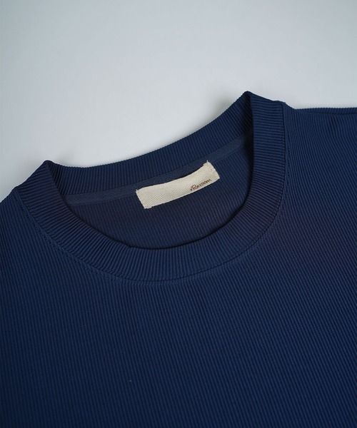 #Re:room(リルーム)の「プリーツショートレングスビッグTシャツ(Tシャツ/カットソー・メンズ・ブラック/カーキ/ネイビー/イエロー・S-M/M-L)」の20枚目の写真