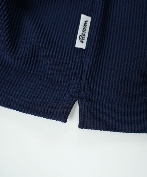 #Re:room(リルーム)の「プリーツショートレングスビッグTシャツ(Tシャツ/カットソー・メンズ・ブラック/カーキ/ネイビー/イエロー・S-M/M-L)」の19枚目の写真