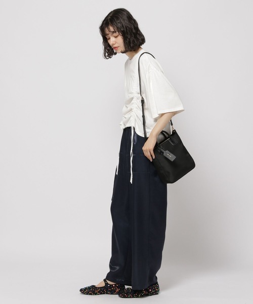 niko and...（ニコアンド）の「テュルテュルサテンパンツ（その他パンツ・レディース・グレー/ネイビー/ラベンダー・FREE）」の15枚目の写真