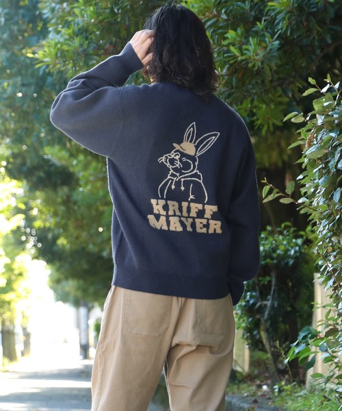 KRIFF MAYER(クリフメイヤー)の「もちのびニット(ラビット)(ニット/セーター・メンズ・ナチュラル/グレー/チャコール/オレンジ/ネイビー/グリーン・MEDIUM/LARGE/X-LARGE)」の13枚目の写真