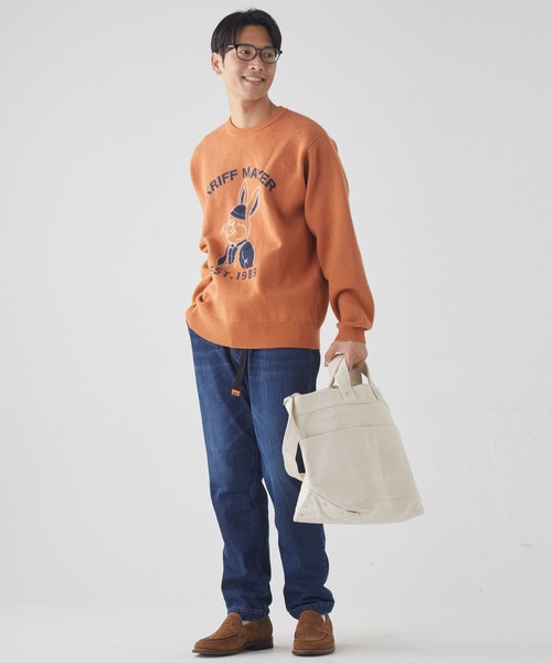 KRIFF MAYER(クリフメイヤー)の「もちのびニット(ラビット)(ニット/セーター・メンズ・ナチュラル/グレー/チャコール/オレンジ/ネイビー/グリーン・MEDIUM/LARGE/X-LARGE)」の21枚目の写真