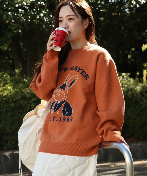 KRIFF MAYER(クリフメイヤー)の「もちのびニット(ラビット)(ニット/セーター・メンズ・ナチュラル/グレー/チャコール/オレンジ/ネイビー/グリーン・MEDIUM/LARGE/X-LARGE)」の20枚目の写真