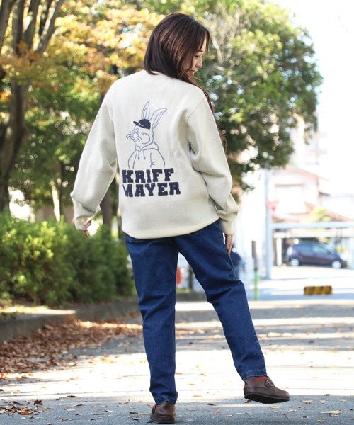 KRIFF MAYER(クリフメイヤー)の「もちのびニット(ラビット)(ニット/セーター・メンズ・ナチュラル/グレー/チャコール/オレンジ/ネイビー/グリーン・MEDIUM/LARGE/X-LARGE)」の18枚目の写真