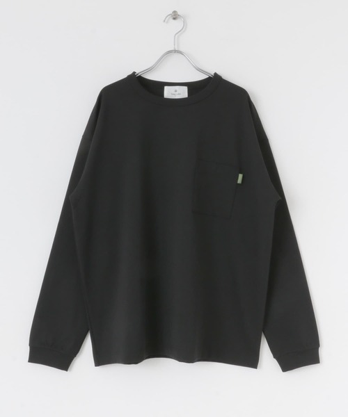 URBAN RESEARCH Sonny Label（アーバンリサーチサニーレーベル）の「ポンチポケット付ロングスリーブTシャツ（Tシャツ/カットソー・メンズ・ブラック/ホワイト/ベージュ系その他/ダークグレー・MEDIUM/LARGE）」の17枚目の写真