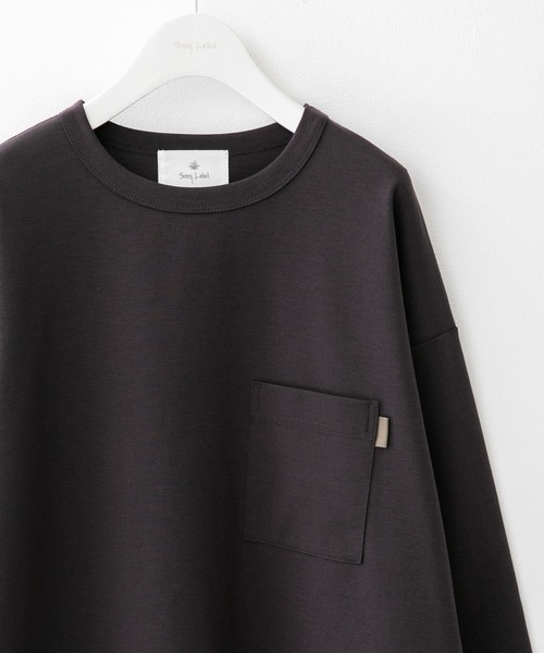 URBAN RESEARCH Sonny Label（アーバンリサーチサニーレーベル）の「ポンチポケット付ロングスリーブTシャツ（Tシャツ/カットソー・メンズ・ブラック/ホワイト/ベージュ系その他/ダークグレー・MEDIUM/LARGE）」の3枚目の写真