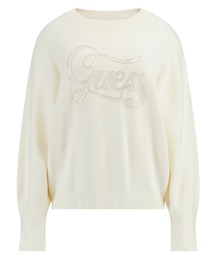 Guess | LAURA Logo Rn Ls Sweater トップス レディース(スウェット)