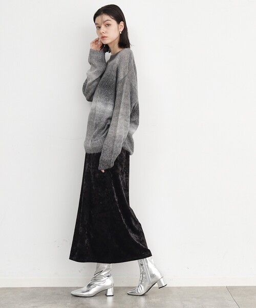 THE SHOP TK （ザ ショップ ティーケー ）の「◆【＠BAILA掲載】ミドル丈ブーツ（ブーツ・レディース・ブラック/シルバー・30/35/45）」の10枚目の写真