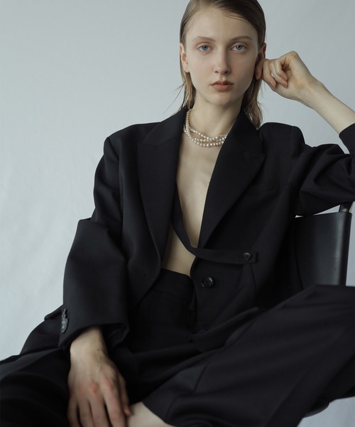 anuans（アニュアンス）の「ウールギャバジンダブルテーラード