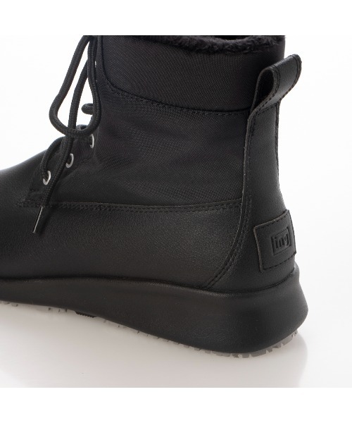 ing(イング)の「【レイン・スノー対応】レースアップスニーカーブーツ(ブーツ・レディース・ブラック/アイボリー・S/M/L/LL)」の6枚目の写真