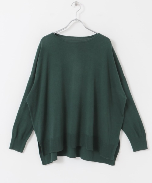 URBAN RESEARCH DOORS（アーバンリサーチドアーズ）の「ウォッシャブルウールワイドプルオーバー（ニット/セーター・レディース・ベージュ系その他/ボルドー/グリーン/グレー系その他・MEDIUM）」の21枚目の写真