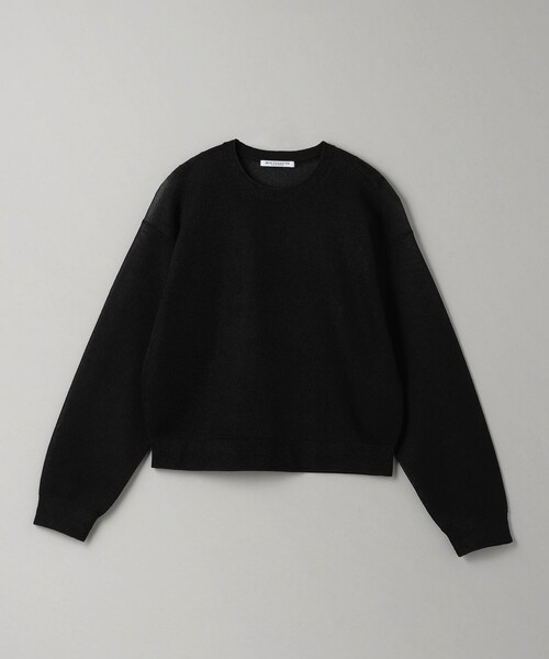 BEAUTY&YOUTH ナイロン ブライトシアー クルーネック ニット BEAUTY&YOUTH UNITED ARROWS（ビューティーアンドユース