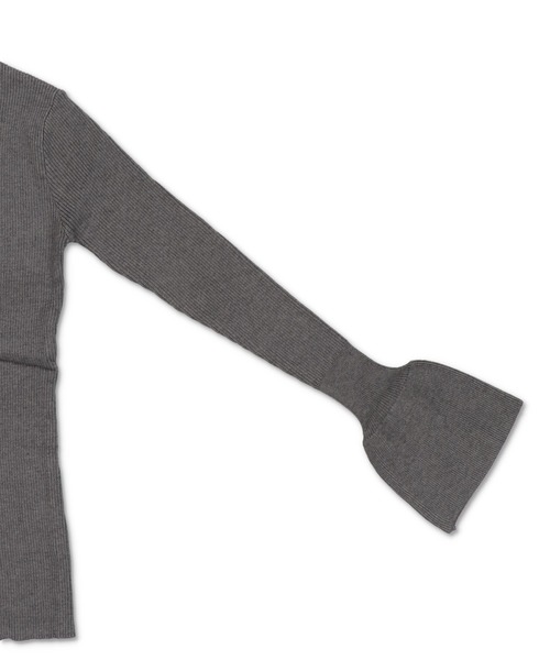 Lull（ルル）の「【Lull / ルル】フロントホックニットカーディガン（カーディガン/ボレロ・レディース・ブラック/アイボリー/グリーン/杢グレー・ONESIZE）」の21枚目の写真