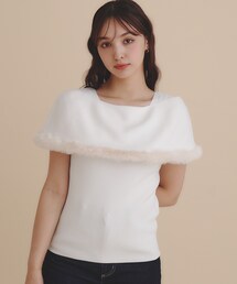 美品✴︎ 日本製　東京三恵　9号　カシミア　ファーコート　マント　ポンチョ ファーケープ」に該当するファッション通販 - ZOZOTOWN