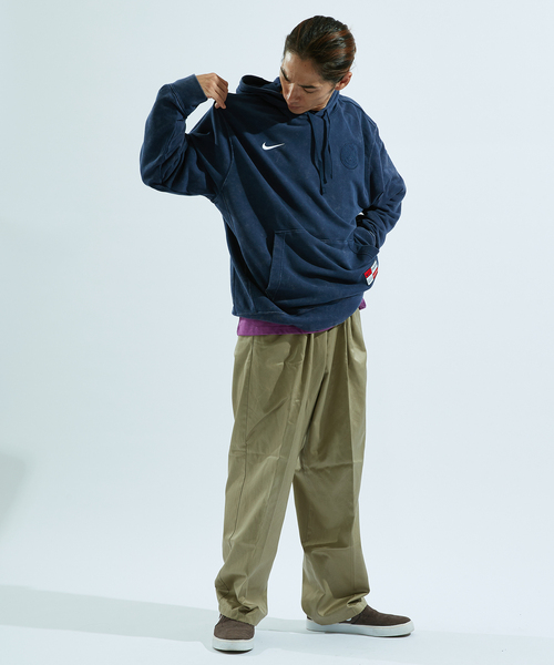 NIKE(ナイキ)の「【NIKE / ナイキ】PSG M NSW CLUB HOODIE PO FT GX FQ3005- 657(パーカー・メンズ・レッド/ネイビー・MEDIUM/LARGE/X-LARGE)」の6枚目の写真