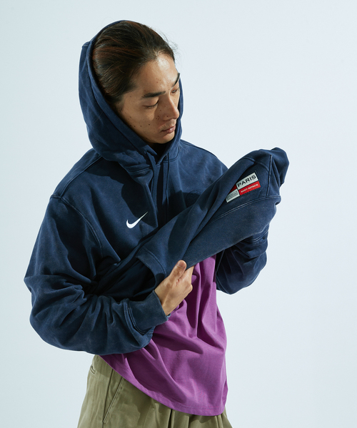 NIKE(ナイキ)の「【NIKE / ナイキ】PSG M NSW CLUB HOODIE PO FT GX FQ3005- 657(パーカー・メンズ・レッド/ネイビー・MEDIUM/LARGE/X-LARGE)」の13枚目の写真
