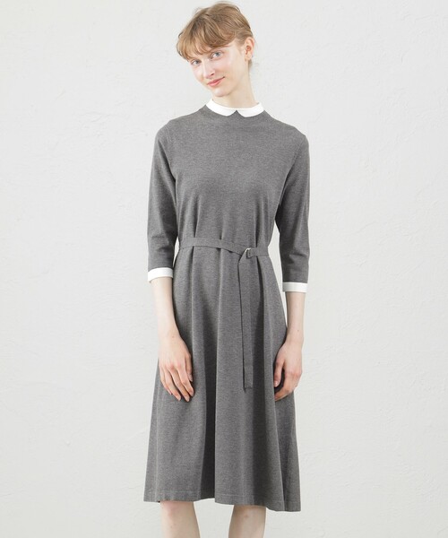 セール】Cleric Collar Knit ワンピース（ワンピース）｜MACKINTOSH  