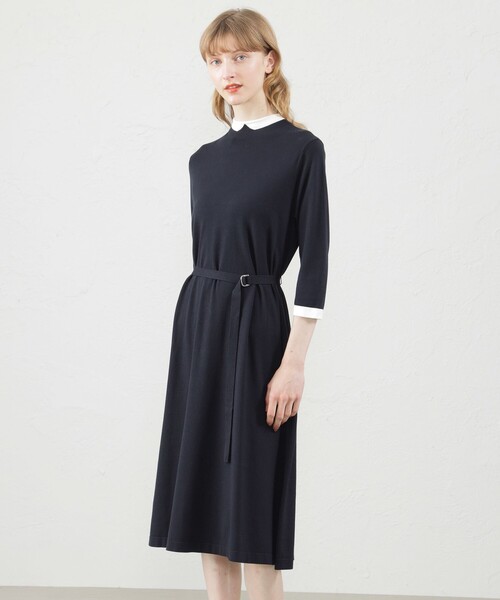 Cleric Collar Knit ワンピース（ワンピース）｜MACKINTOSH PHILOSOPHY（マッキントッシュ フィロソフィー）