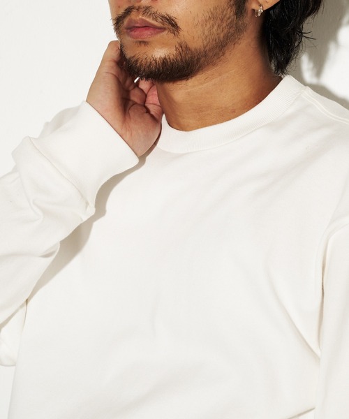 HANES(ヘインズ)の「【Hanes/ヘインズ】HM4-A201 ”SHIRO” LONG SLEEVE T-SHIRT/ シロ ロングスリーブTシャツ(Tシャツ/カットソー・メンズ・ホワイト・S/M/L/XL)」の6枚目の写真