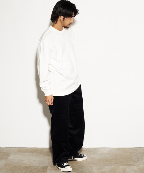 HANES(ヘインズ)の「【Hanes/ヘインズ】HM4-A201 ”SHIRO” LONG SLEEVE T-SHIRT/ シロ ロングスリーブTシャツ(Tシャツ/カットソー・メンズ・ホワイト・S/M/L/XL)」の10枚目の写真
