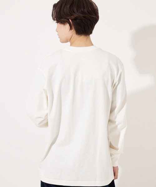 HANES(ヘインズ)の「【Hanes/ヘインズ】HM4-A201 ”SHIRO” LONG SLEEVE T-SHIRT/ シロ ロングスリーブTシャツ(Tシャツ/カットソー・メンズ・ホワイト・S/M/L/XL)」の22枚目の写真