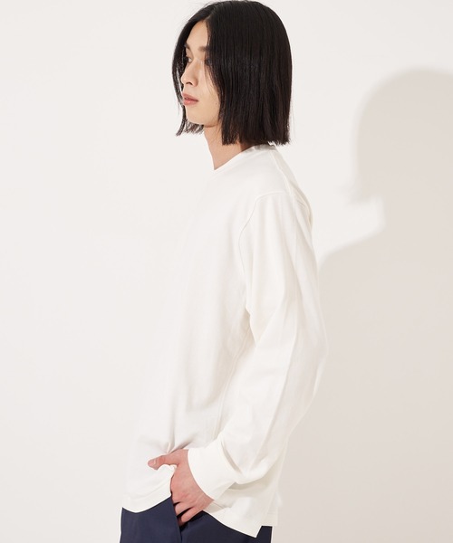 HANES(ヘインズ)の「【Hanes/ヘインズ】HM4-A201 ”SHIRO” LONG SLEEVE T-SHIRT/ シロ ロングスリーブTシャツ(Tシャツ/カットソー・メンズ・ホワイト・S/M/L/XL)」の17枚目の写真