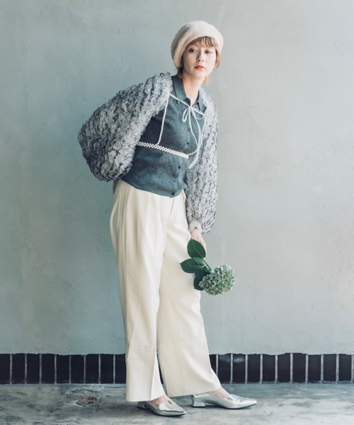 ORIENT(オリエント)の「POPOFU【ポポフ】(ハンチング/ベレー帽・レディース・ブラック/カーキ/ワイン/ブラウン/モスグリーン/ピンク/ネイビー/オレンジ/イエロー/ブルー/ライトグレー/ライトベージュ・FREE)」の14枚目の写真