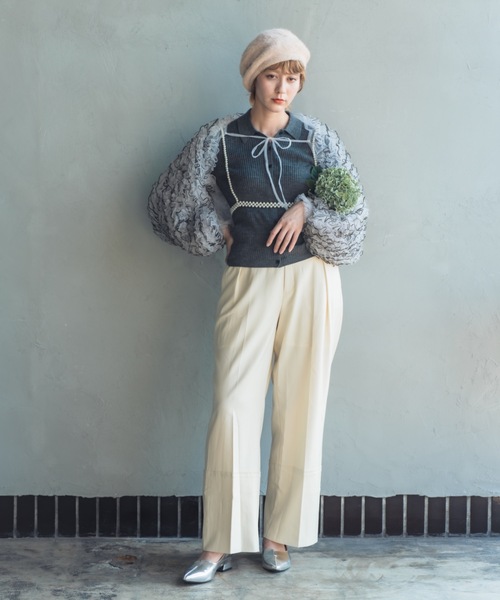 ORIENT(オリエント)の「POPOFU【ポポフ】(ハンチング/ベレー帽・レディース・ブラック/カーキ/ワイン/ブラウン/モスグリーン/ピンク/ネイビー/オレンジ/イエロー/ブルー/ライトグレー/ライトベージュ・FREE)」の15枚目の写真