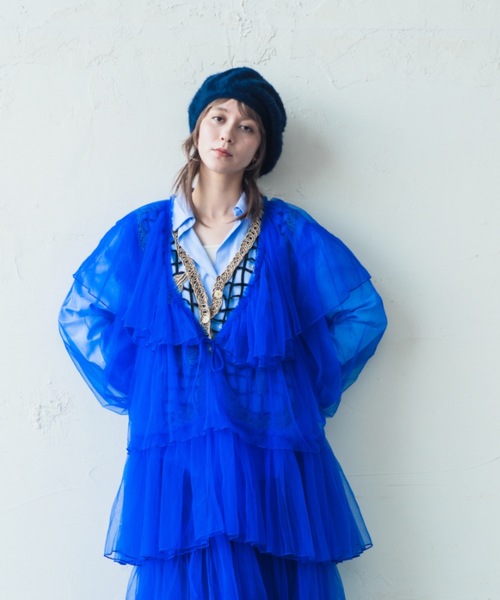 ORIENT(オリエント)の「POPOFU【ポポフ】(ハンチング/ベレー帽・レディース・ブラック/カーキ/ワイン/ブラウン/モスグリーン/ピンク/ネイビー/オレンジ/イエロー/ブルー/ライトグレー/ライトベージュ・FREE)」の21枚目の写真