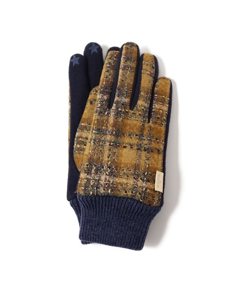 Ray BEAMS（レイビームス）の「MOON ジャージ グローブ（手袋・レディース・グレー/ベージュ/イエロー・ONE SIZE）」の15枚目の写真