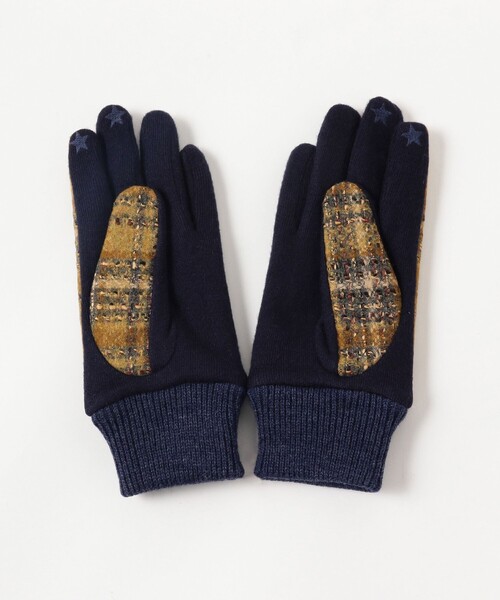 Ray BEAMS（レイビームス）の「MOON ジャージ グローブ（手袋・レディース・グレー/ベージュ/イエロー・ONE SIZE）」の16枚目の写真