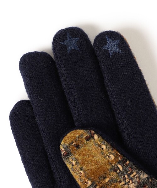 Ray BEAMS（レイビームス）の「MOON ジャージ グローブ（手袋・レディース・グレー/ベージュ/イエロー・ONE SIZE）」の21枚目の写真