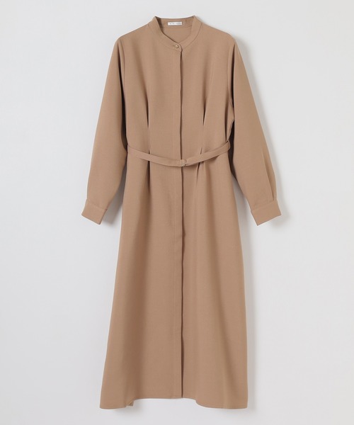 バンドカラーワンピース（シャツワンピース）｜GLACIER lusso