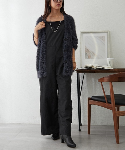 Remind me and forever（リマインドミーアンドフォーエバー）の「シャギーカーディガン（カーディガン/ボレロ・レディース・アイボリー/ピンク/グレー/チャコール・FREE）」の13枚目の写真