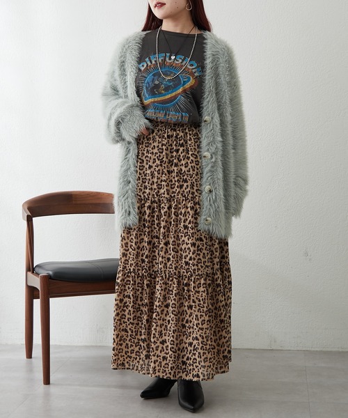 Remind me and forever（リマインドミーアンドフォーエバー）の「シャギーカーディガン（カーディガン/ボレロ・レディース・アイボリー/ピンク/グレー/チャコール・FREE）」の17枚目の写真