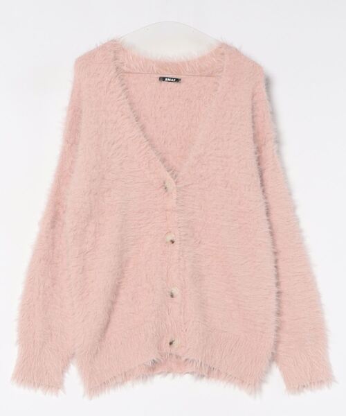 Remind me and forever（リマインドミーアンドフォーエバー）の「シャギーカーディガン（カーディガン/ボレロ・レディース・アイボリー/ピンク/グレー/チャコール・FREE）」の6枚目の写真